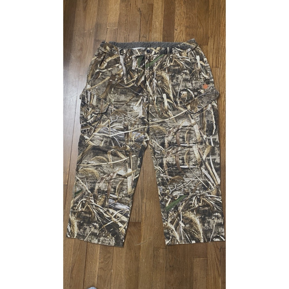Game Winner Camo Cargo Pants Men's‎ 2XL Realtree Xtra Max-5 Hunting Adj Waist